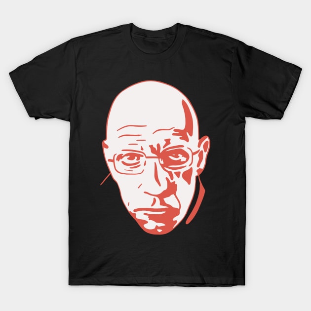 Foucault Minimal Portrait T-Shirt by isstgeschichte